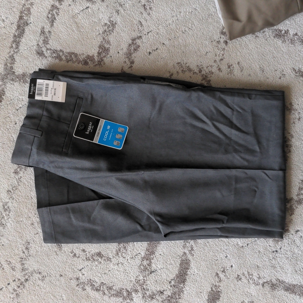 Haggar Mens 36x32L Cool 18 fit